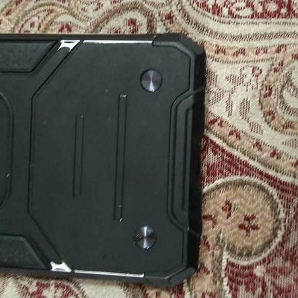 Galaxy A22 5G black kickstand phone case - Picture 9 of 11